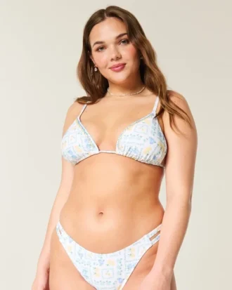 Süslemeli Üçgen Bikini Üstü