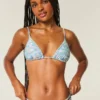 Süslemeli Üçgen Bikini Üstü
