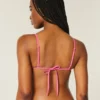 Süslemeli Üçgen Bikini Üstü