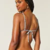 Süslemeli Üçgen Bikini Üstü