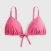 Süslemeli Üçgen Bikini Üstü