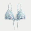 Süslemeli Üçgen Bikini Üstü