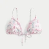 Süslemeli Üçgen Bikini Üstü