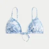 Süslemeli Üçgen Bikini Üstü