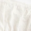Straplez Nakışlı Babydoll Elbise