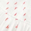 Straplez Smocked Bodice Mini Elbise
