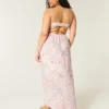 Straplez Twist Bust Maxi Elbise