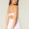 Straplez Twist Bust Maxi Elbise