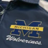 Suni Deri Michigan Üniversitesi Wolverines Grafik Ceket Suni Deri Michigan Üniversitesi Wolverines Grafik Ceket