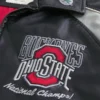 Suni Deri Ohio State Üniversitesi Buckeyes Grafik Ceket Suni Deri Ohio State Üniversitesi Buckeyes Grafik Ceket