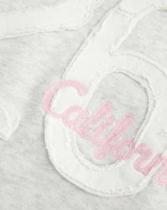 Suni Kürk Astarlı Kapüşonlu Grafik Kapüşonlu Sweatshirt