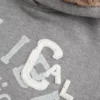 Suni Kürk Astarlı Kapüşonlu Grafik Kapüşonlu Sweatshirt Suni Kürk Astarlı Kapüşonlu Grafik Kapüşonlu Sweatshirt