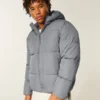 Suni Kürk Astarlı Puffer Ceket Suni Kürk Astarlı Puffer Ceket