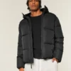 Suni Kürk Astarlı Puffer Ceket Suni Kürk Astarlı Puffer Ceket