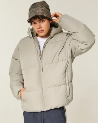 Suni Kürk Astarlı Puffer Ceket