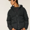 Suni Kürk Astarlı Puffer Ceket Suni Kürk Astarlı Puffer Ceket