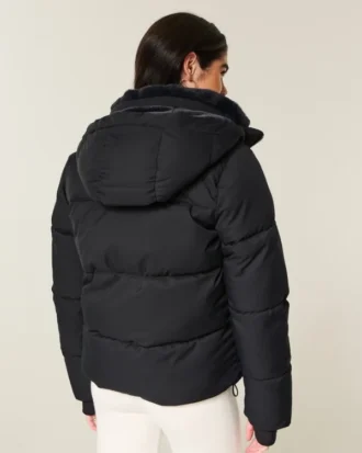 Suni Kürk Astarlı Puffer Ceket