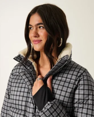 Suni Kürk Astarlı Puffer Ceket