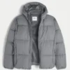 Suni Kürk Astarlı Puffer Ceket Suni Kürk Astarlı Puffer Ceket