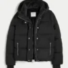 Suni Kürk Astarlı Puffer Ceket Suni Kürk Astarlı Puffer Ceket