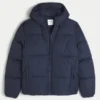Suni Kürk Astarlı Puffer Ceket Suni Kürk Astarlı Puffer Ceket