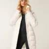 Suni Kürk Astarlı Puffer Parka