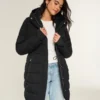 Suni Kürk Astarlı Puffer Parka