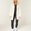 Suni Kürk Astarlı Puffer Parka