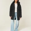 Suni Kürk Astarlı Puffer Parka