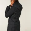 Suni Kürk Astarlı Puffer Parka