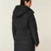 Suni Kürk Astarlı Puffer Parka