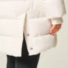 Suni Kürk Astarlı Puffer Parka