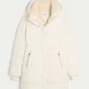 Suni Kürk Astarlı Puffer Parka