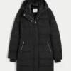 Suni Kürk Astarlı Puffer Parka