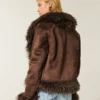 Suni Kürk Astarlı Suni Shearling Ceket
