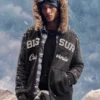 Suni Kürk Süslü Fermuarlı Big Sur Grafik Kapüşonlu Sweatshirt Suni Kürk Süslü Fermuarlı Big Sur Grafik Kapüşonlu Sweatshirt