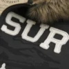 Suni Kürk Süslü Fermuarlı Big Sur Grafik Kapüşonlu Sweatshirt Suni Kürk Süslü Fermuarlı Big Sur Grafik Kapüşonlu Sweatshirt
