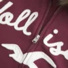 Suni Kürk Süslü Logo Grafik Fermuarlı Kapüşonlu Sweatshirt Suni Kürk Süslü Logo Grafik Fermuarlı Kapüşonlu Sweatshirt