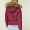 Suni Kürk Süslü Puffer Bomber Ceket