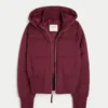 Suni Kürk Süslü Puffer Bomber Ceket