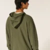 Termal Fermuarlı Kapüşonlu Sweatshirt