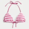 Ters Çevrilebilir Üçgen Bikini Üstü