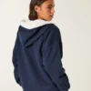Ters Çevrilebilir Suni Kürk Astarlı Fleece Fermuarlı Kapüşonlu Sweatshirt Ters Çevrilebilir Suni Kürk Astarlı Fleece Fermuarlı Kapüşonlu Sweatshirt