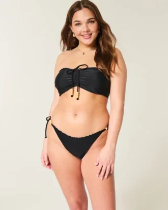 Ters Çevrilebilir Yan Bağcıklı Cheeky Bikini Altı
