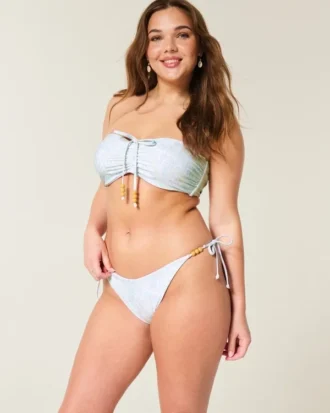 Ters Çevrilebilir Yan Bağcıklı Cheeky Bikini Altı