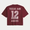 Texas A&M Üniversitesi Aggies Grafik Futbol Forması Texas A&M Üniversitesi Aggies Grafik Futbol Forması