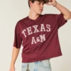 Texas A&M Üniversitesi Aggies Grafik Futbol Forması Texas A&M Üniversitesi Aggies Grafik Futbol Forması