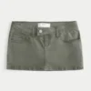 Twill Mikro Mini Etek Twill Mikro Mini Etek