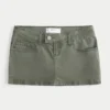 Twill Mikro Mini Etek Twill Mikro Mini Etek