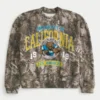 UCLA Bruins Grafik Kamuflajlı Sweatshirt UCLA Bruins Grafik Kamuflajlı Sweatshirt